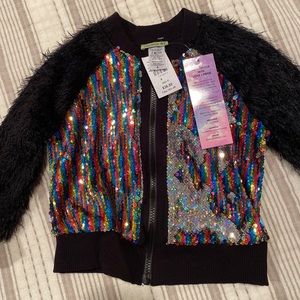 Girls sequin jacket